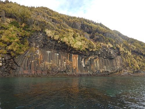 cliff face columns
